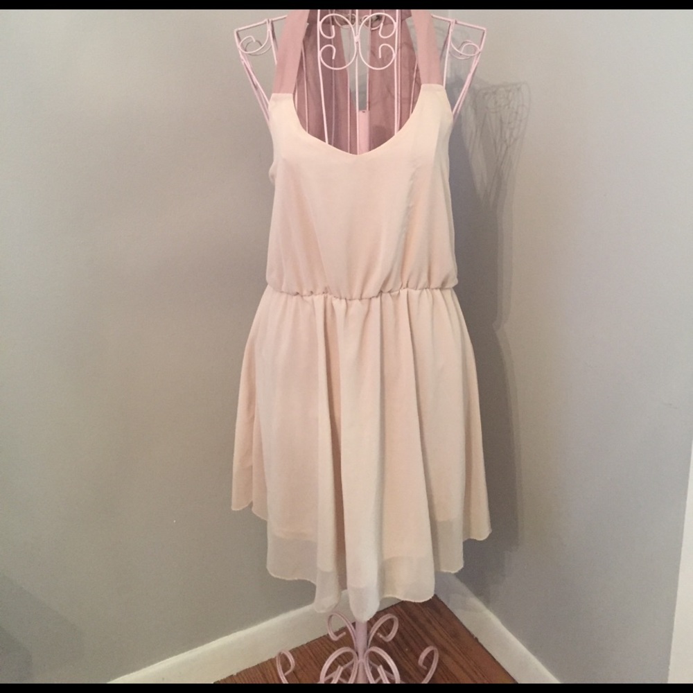 Blush Pink Sleeveless Dress
